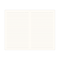 Medium size, ivory paper, lined