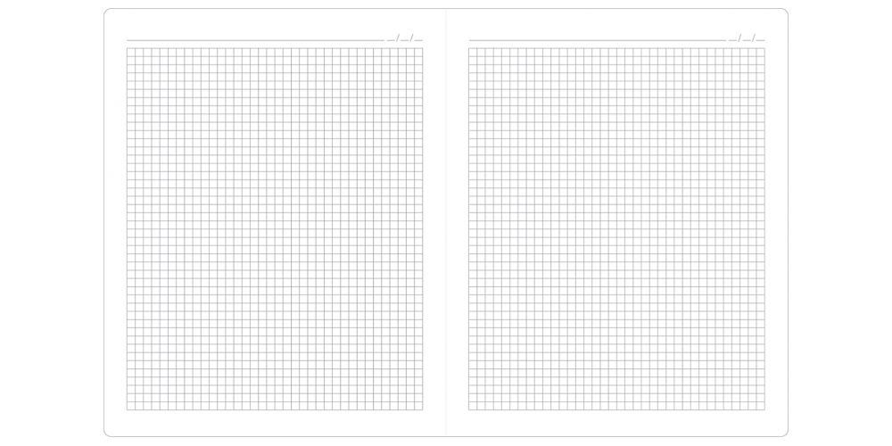 BLOK notes A4 biały kratka